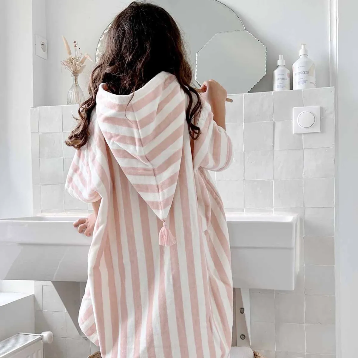 Rose in April Poncho de bain - Suzon Light pink BlueCloud Shop