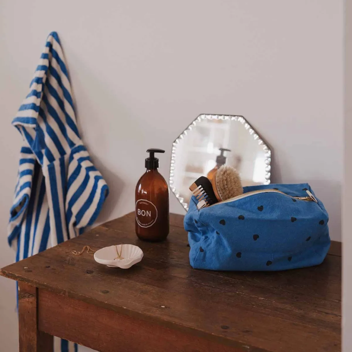 Rose in April Trousse de toilette - Vic Coeur Greek Blue Cumin Cheap